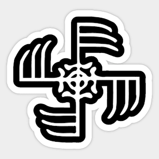 Viking War Symbol Sticker